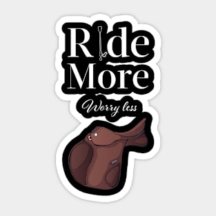 Horse - Ride More Sticker